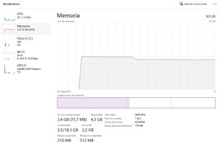 Portátil Acer Aspire 5 i7 8GB RAM 240GB SSD