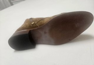 Botines serraje con hebillas