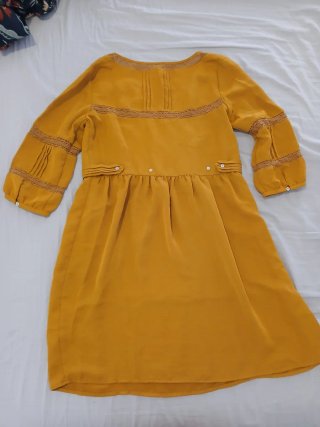 Vestido Mostaza Sfera