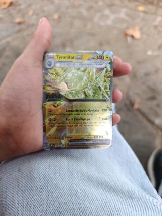 Carta Pokémon Tyranitar EX Teracristal