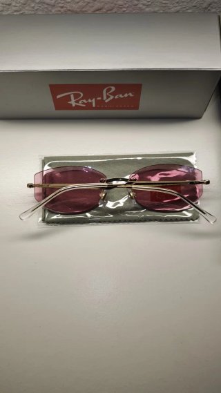 Gafas de Sol Ray-Ban Rosas y Doradas