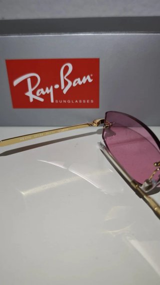 Gafas de Sol Ray-Ban Rosas y Doradas