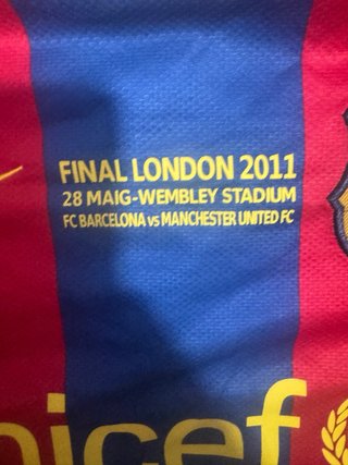 Camiseta FC Barcelona Final London 2011