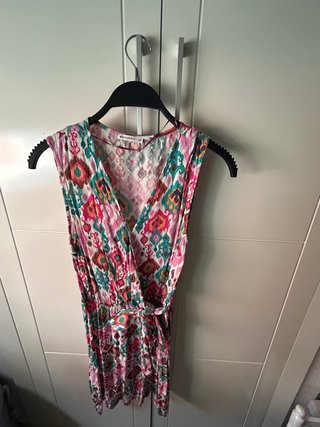 Vestido corto Encuentro estampado