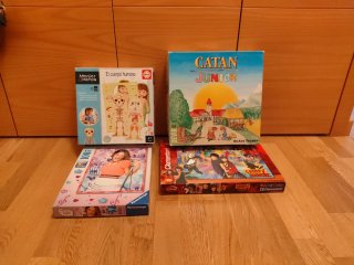 Lote de juegos y puzzles infantiles