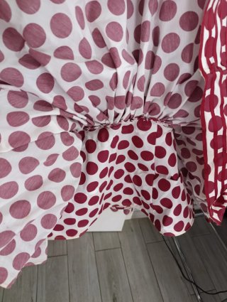 Traje de Flamenca Rojo y Blanco Talla Única