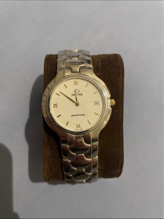 Reloj Jaguar Esfera Blanca y Correa Metal