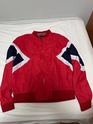 Chaqueta Bomber Roja Talla L