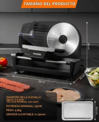 Cortafiambres Eléctrico FOHERE 250W