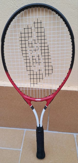 Raqueta de Tenis Roja y Negra