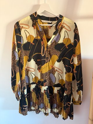 Vestido Zara estampado