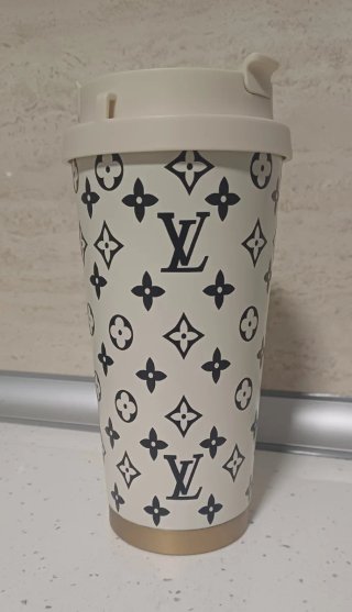 Vaso inspiración Luis Vuitton acero 316