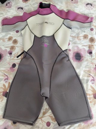 Traje neopreno surf corto mujer Tribord