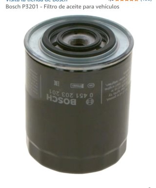 Filtro de Aceite Bosch P3201