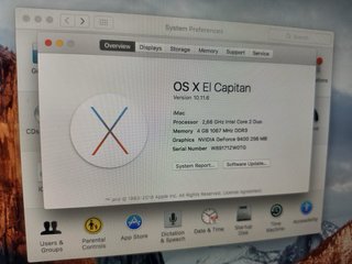 Apple iMac 24” – Core 2 Duo – 4GB RAM – 640GB