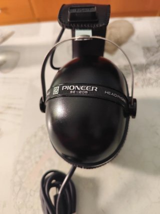 Pioneer SE-205 Auriculares Vintage Negros