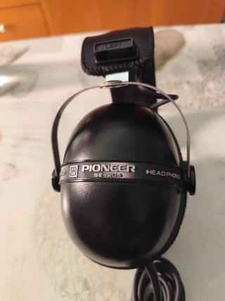 Pioneer SE-205 Auriculares Vintage Negros