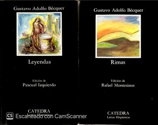 Lote de 2 libros de Gustavo Adolfo Bécquer