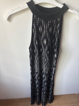 Vestido de punto estampado