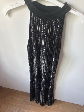 Vestido de punto estampado
