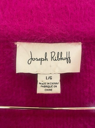 Abrigo Joseph Ribkoff fucsia rombos