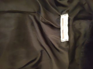 Pellicciotto bimba nero 8/9 anni