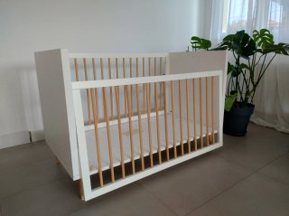 Cuna de madera 120x60 cm