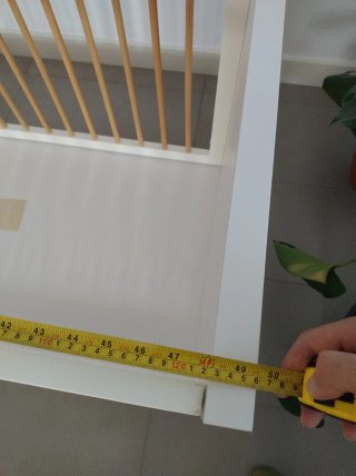 Cuna de madera 120x60 cm