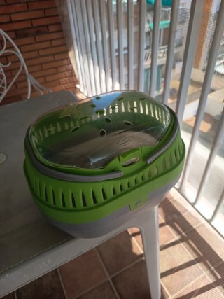 Transportín para conejo o mascota pequeña