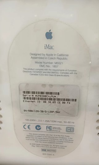 Ordenador Apple iMac G3