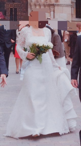 Vestido de Novia La Sposa corte sirena Talla 42