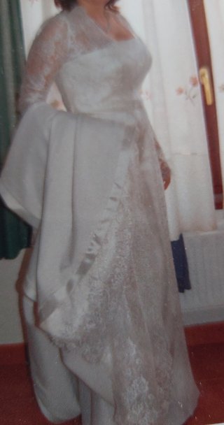 Vestido de Novia La Sposa corte sirena Talla 42