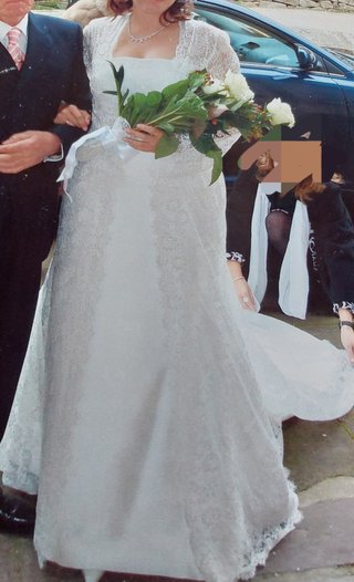 Vestido de Novia La Sposa corte sirena Talla 42