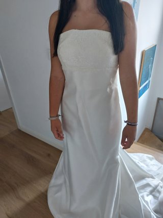 Vestido de Novia La Sposa corte sirena Talla 42