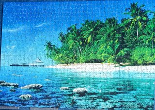 Puzzle de 1000 piezas - Paisaje de playa