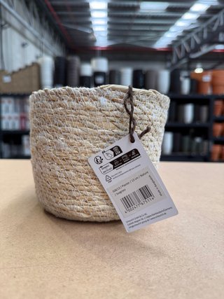 Cubremaceta de Fibra Natural 13x12 cm