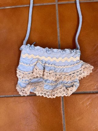 Traje de flamenca corto con bolso