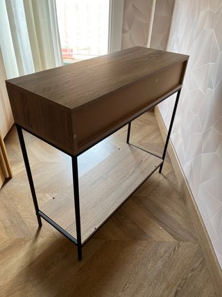 Consola recibidor madera y metal