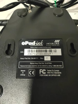 Interlink Electronics ePad Tablet Negra