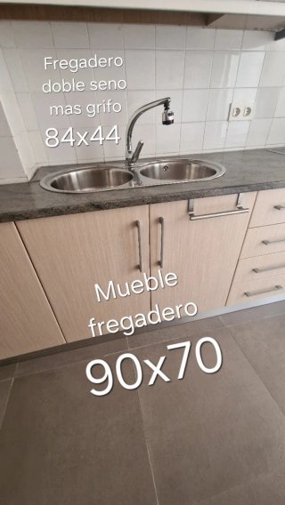 Cocina completa con electrodomésticos