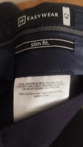 Traje azul marino Easy Wear