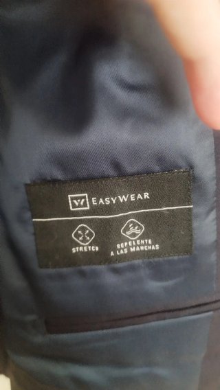 Traje azul marino Easy Wear