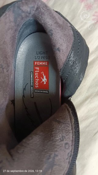 Botines Fluchos Mujer Negro
