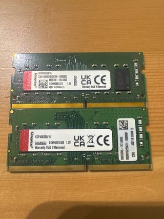 2 Módulos RAM SODIMM DDR4 Kingston 8GB