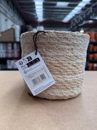 Cubremaceta de Fibra Natural 15x13 cm