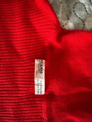 2 Jersey de Cuello Alto Rojo Pull&Bear
