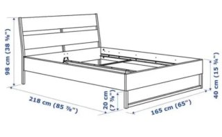 Cama Ikea Trysil 140x200 cm