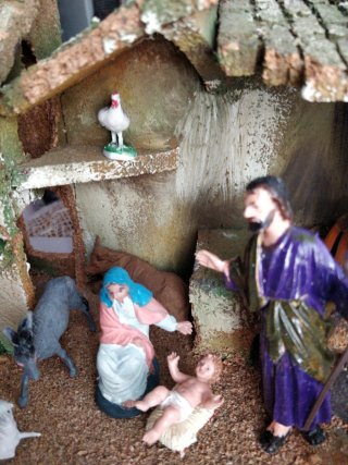 Nacimiento de Belén con Figuras