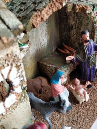 Nacimiento de Belén con Figuras