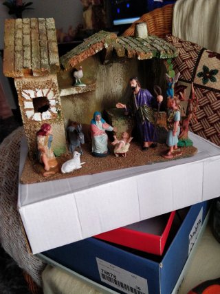 Nacimiento de Belén con Figuras